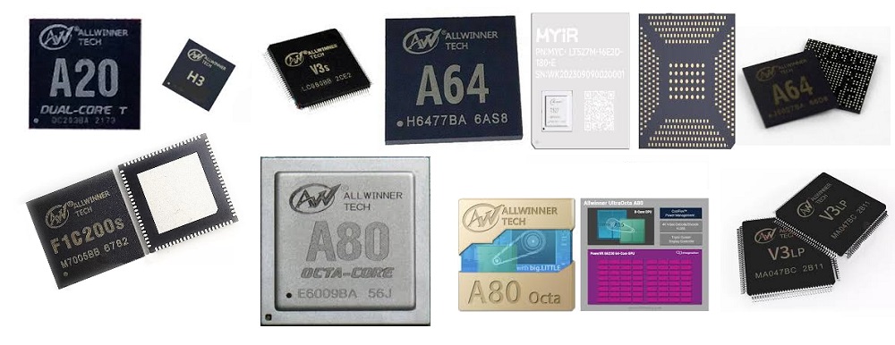 Allwinner Microprocessors