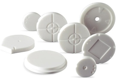 Electronic sensor components made with technical ceramics.