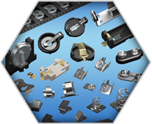 Battery Clips, Contacts & Holders