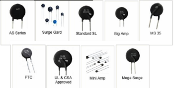 inrush current thermistors