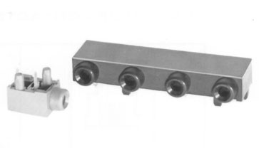 AWI connectors - 7600 - Telco Jack to card edge - Electronic Mechanical Components Distributor