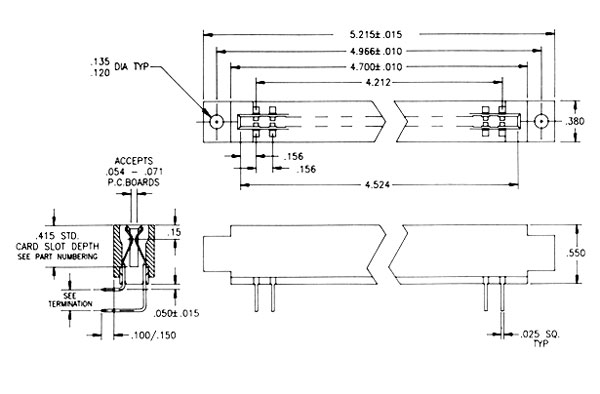 AWI connectors 428 - 156 Right Angle Series - Electronic Mechanical Components Distributor