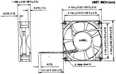 USTF12038 Series US TOYO FAN - Electronic Components Distributor