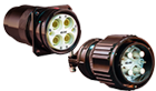 Rugged Bayonet-Lock Industrial Power Connectors