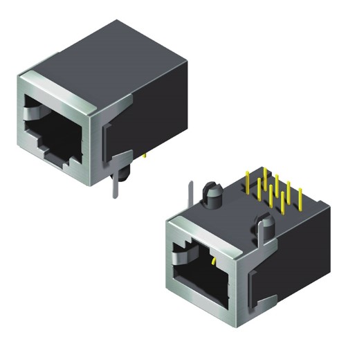 Modular Jack Shielded Side Entry