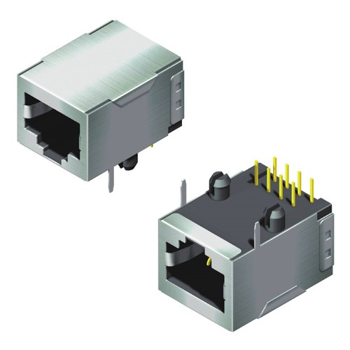 Modular Jack Shielded Side Entry