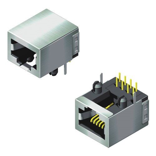 Modular Jack Shielded Side Entry