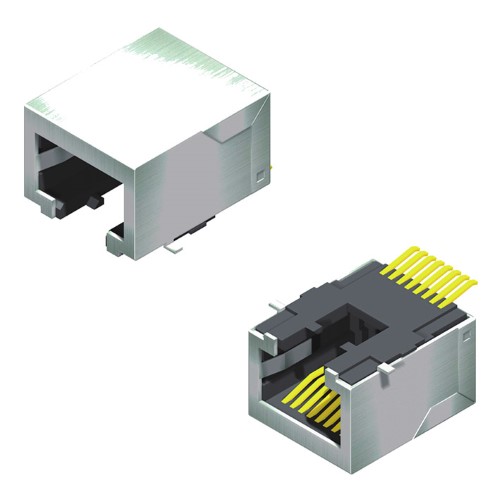 Modular Jack Shielded Single Port