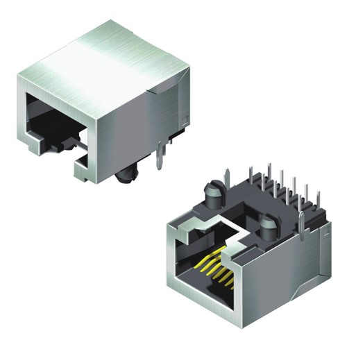 Modular Jack Shielded Side Entry
