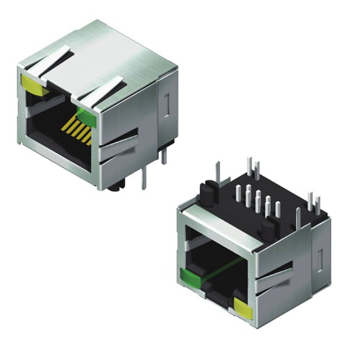 Modular Jack Shielded Side Entry With LED