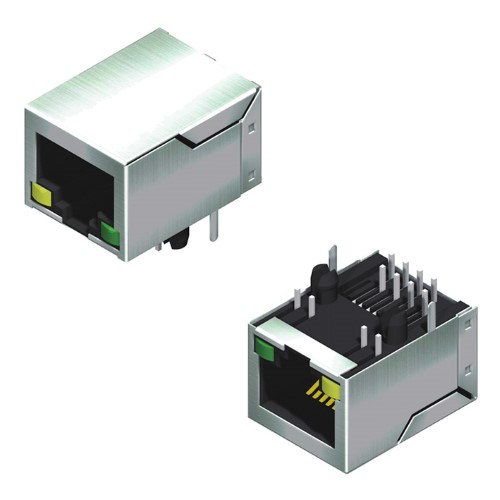Jack Shielded Side Entry With LED Transformer