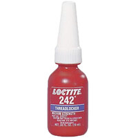 242 BLUE THREADLOCKER MEDIUM STRENGTH FOR FASTENERS 1/4-3/4 10 MIL BOTTLE