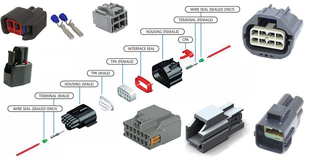 Yazaki YES, YESC Inline Connectors
