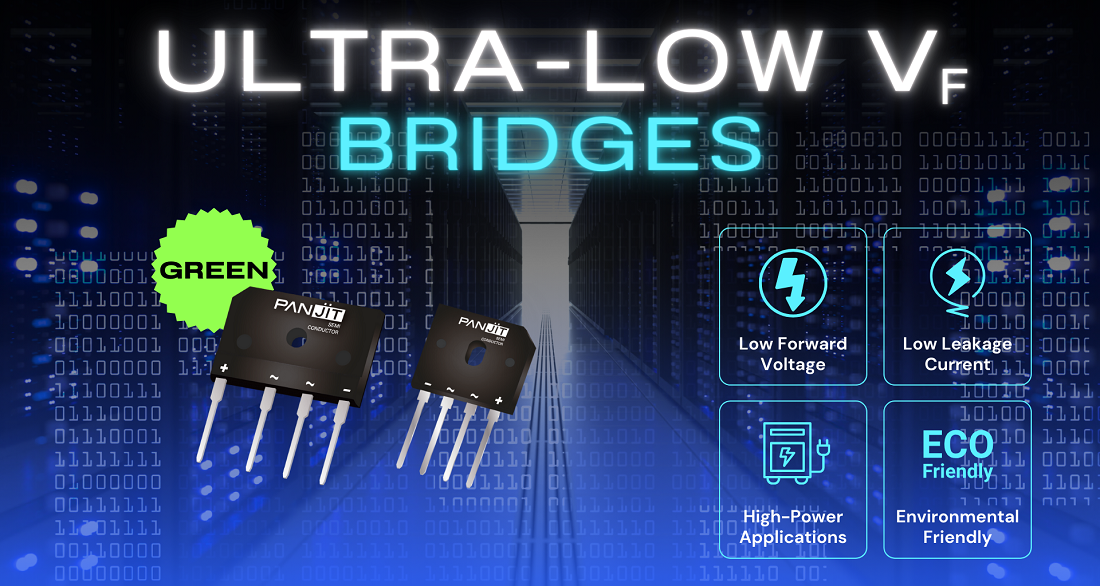 Panjit Low Forward Voltage (VF) Bridge Rectifiers