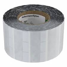 TAG3T3-100B HellermanTyton Thermal Transfer Label Self-Laminating Vinyl Matte White 25.4×25.4mm Trusted Distributor TAG3T3-100B HellermanTyton Thermal Transfer Label Self-Laminating Vinyl Matte White 25.4x25.4mm