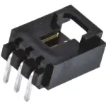 MOLEX 70553-0002 Connector Header 3POS .100 R/A GOLD RoHS