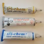 Tri-Chem 0066 E-Z FLO Blue Fabric Paint 1 OZ Tube 59-00037