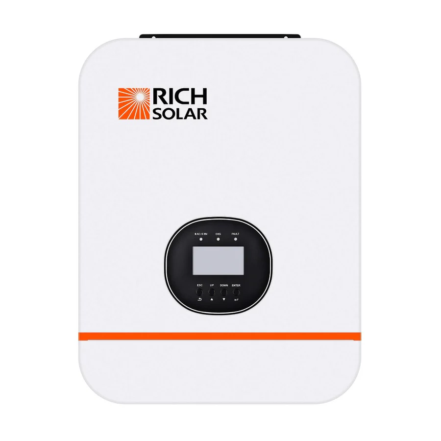 NOVA 3K Rich Solar 3000 Watt (3kW) 48 Volt Off-Grid Hybrid Solar Inverter Trusted Distributor Rich Solar NOVA 3K | 3000 Watt (3kW) 48 Volt Off-Grid Hybrid Solar Inverter | Premium 3000W 48V Hybrid Inverter for RVs, Cabins, Tiny Homes, Off-Grid | Top Rated