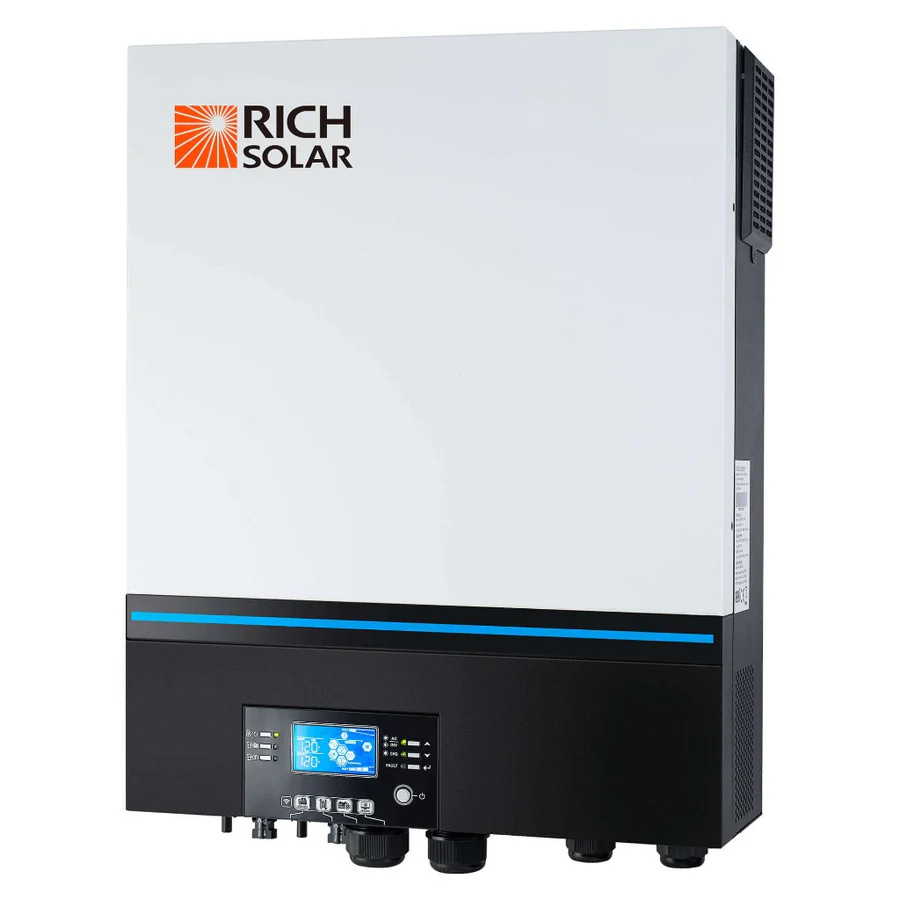 NOVA 6548 Rich Solar 6500 Watt (6.5kW) 48 Volt Off-Grid Hybrid Solar Inverter Trusted Distributor Rich Solar NOVA 6548 | 6500 Watt 48 Volt Off-Grid Hybrid Solar Inverter