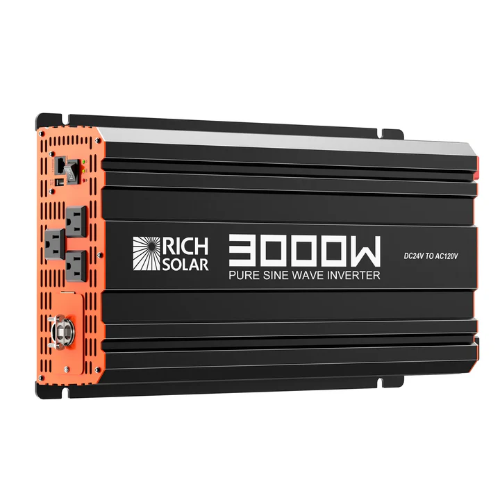 NOVA PURE 3K Rich Solar 3000 Watt (3kW) 12 Volt Industrial Pure Sine Wave Inverter Trusted Distributor Rich Solar NOVA PURE MAX 3K 3000 Watt 24V Industrial Pure Sine Wave Inverter