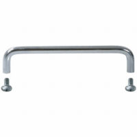 Handle STEEL/CHROME MTG CTR 6" Instrumentation H-9112-B Hardware Handles