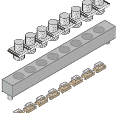 LTP005-0CW-401 LEDtronics SMT Light Pipe