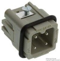 09200032611 Harting Gray Connector 3+Ground Position Screw