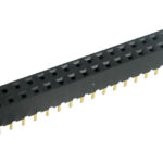 Toby Electronics B26-2X10-BG1-G Dual Row Socket Strip 10 Position, 2.54mm x 7mm  PCB Mount