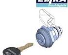 899818k1619 Emka Lock 1048-SU76 Quarter Turn Key #300
