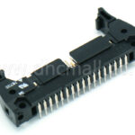 4401-34SR NELTRON IDC-Socket, 34 Position, (01) w/Strain Relief, Black, RoHS