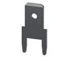 Keystone 1285 Tin Plated Brass Male Quick Connect PC Mount Terminal 0.187" Width