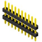 PH2D20-205TB3.9/17.7/2.8-U AMTEK PIN HEADER 2.0MM PLASTIC HEIGHT 2.0MM STRAIGHT DIP