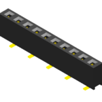 PS2M43-205TBCOR-U, AMTEK,2 row X 5 position female SMT socket, plastic height 4.3mm, female leader 2.0mm, W/O peg.