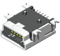 MUSB-BS-5B-U Amtek Mini USB Female SMT 5P B Type