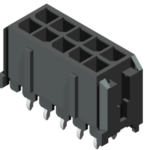 5W3000S0-206T0BAVC01 AMTEK Connector Header Dual, 6Pos Straight