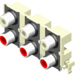 64RCAN-230102N1 Amtek RCA Jack Array