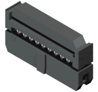 58I1DAA-20S0A-1 AMTEK Connector IDC Socket 20Pos 2.54mm