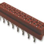 4409AS-06 Neltron Connector, Top Entry, 6 Contacts, Receptacle, 2.54 mm, 2 Rows