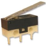 DM1-03P-30-3 MULTICOMP Microswitch, SPDT, Long Lever, Solder, 1A, 125V