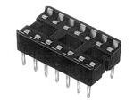 TE Connectivity / AMP 2-641615-3 Dual Inline Package (DIP) Socket 28 Pin