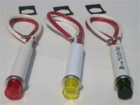 2191L5-6V VCC LED Indicator Green 6V Wire Leads Panel Mount