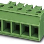 1804962 Phoenix Contact	 Pluggable Terminal Blocks 8 POS 7.62mm Screw RA Cable Mount 20A