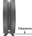 23345T13 Steel V-Groove Track Wheel Tapered Bearing