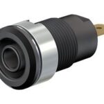 23.3000-21 Multi-Contact Black Female Banana Plug