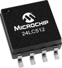 24LC64T-I/ST Microchip EEPROM 64K-bit 3.3V/5V 8-TDFN