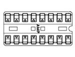 AMP 2-641262-3 IC SOCKET DIP16 2.54mm