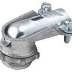 2693 Raco Flex/AC Squeeze Connector, Uninsulated 3/4 in. 90 Degree