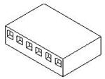 MOLEX  22-01-2047 CONNECTOR RECEPTACLE, 4 POS, 2.54MM