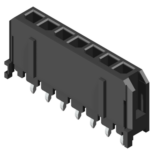 2541H-106B2-L Amtek Connector Housing, 6 Positions