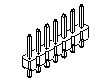 HD1X03-H-CN AUK Header Connector 3Pin 2.54mm